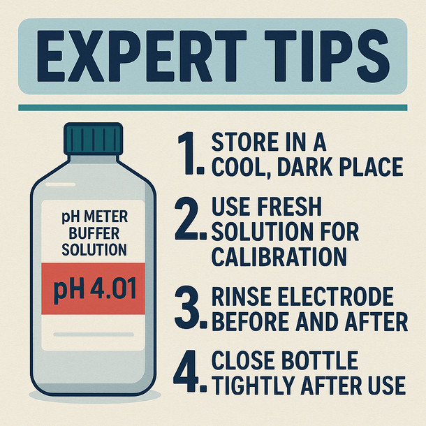 LD Carlson pH Meter Buffer Solution For pH 4.01 (20Ml)