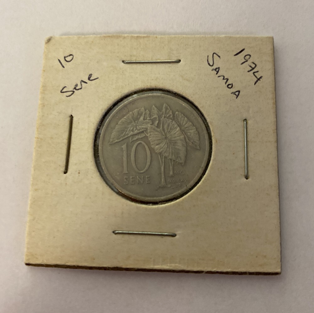 1974 Samoa 10 Sene Coin B16