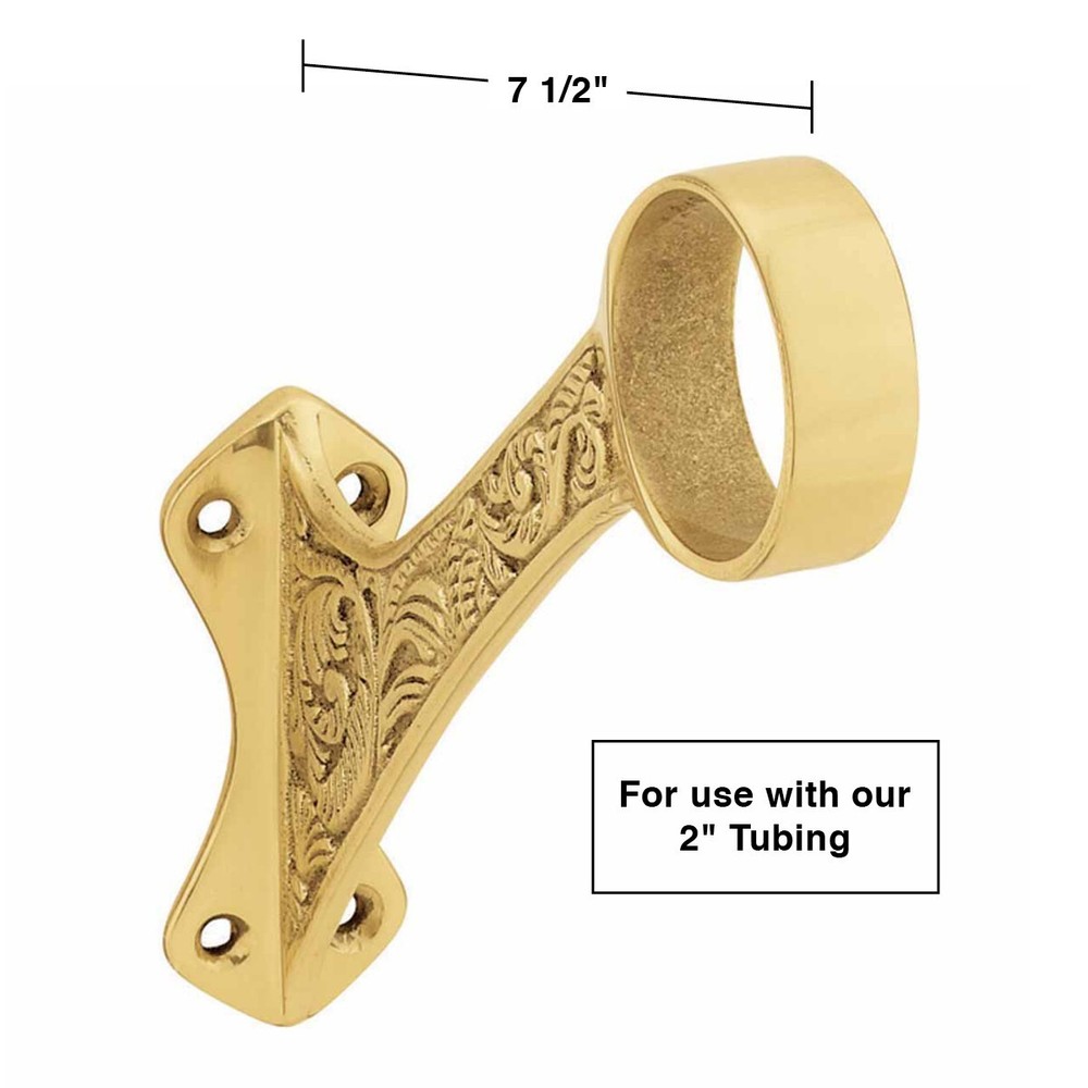Bar Bracket Polished Solid Brass Bracket Decorative Bracket Renovators Supply