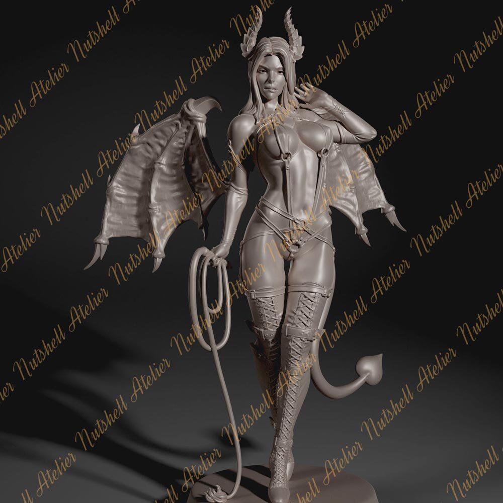 Succubus Whip 3D Print Model Kit Unpainted Unassembled 3 Version NSFW