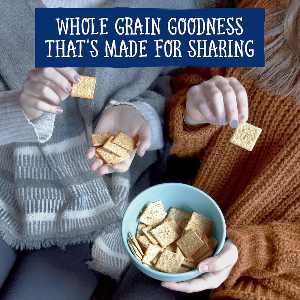 Thin & Crispy Whole Grain Crackers - Low Sodium, 2 Pack