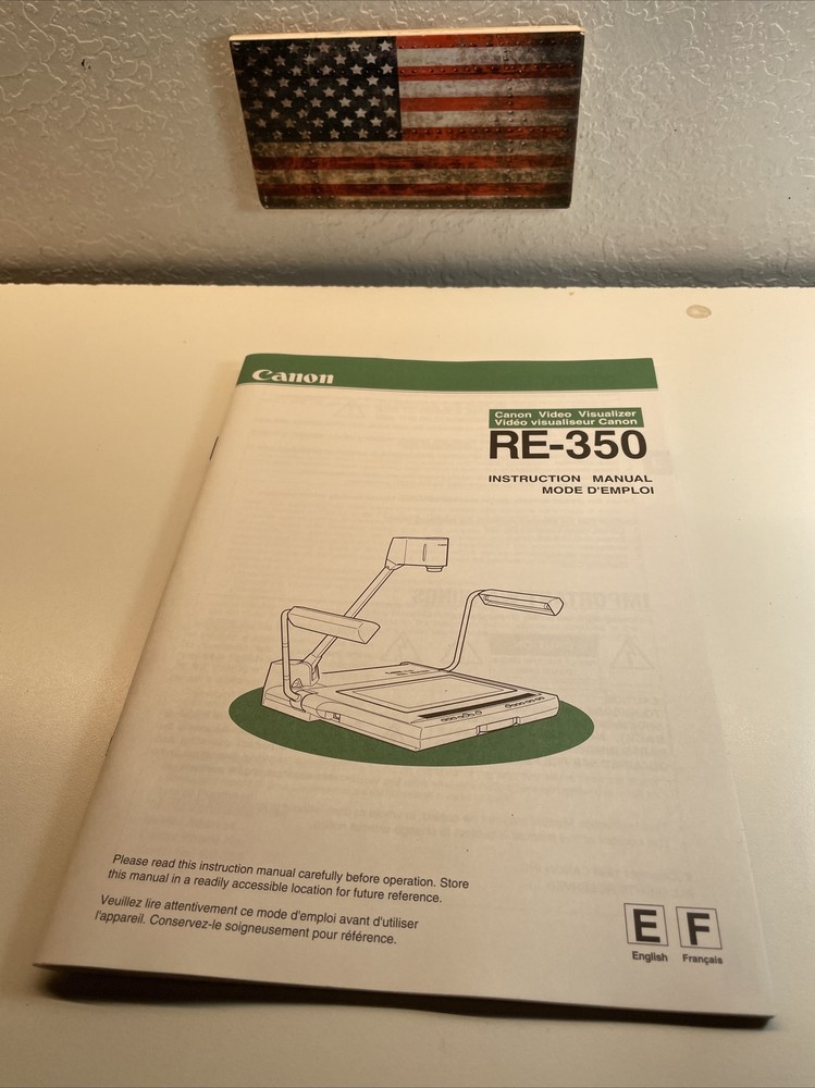 Canon RE-350 instruction manual