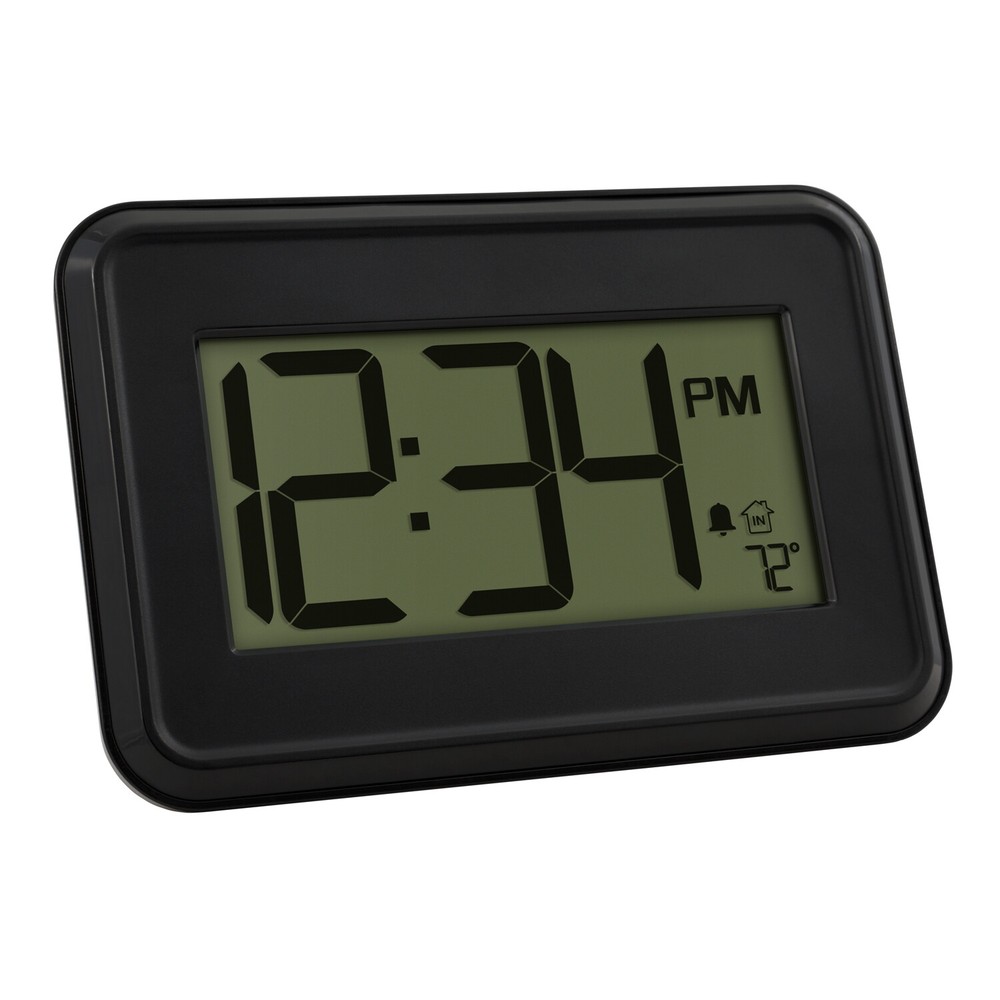 W80000 La Crosse Technology Digital Wall Clock with IN Temperature & Timer