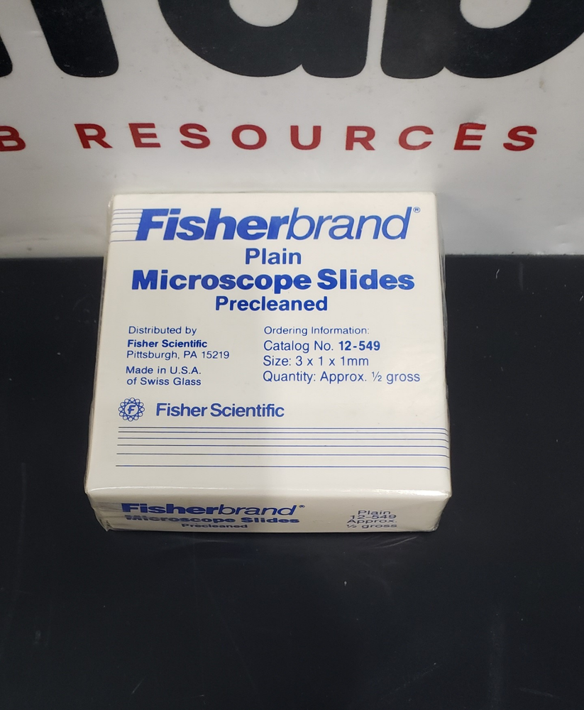 Fisherbrand 12-549 Plain Microscope Slides