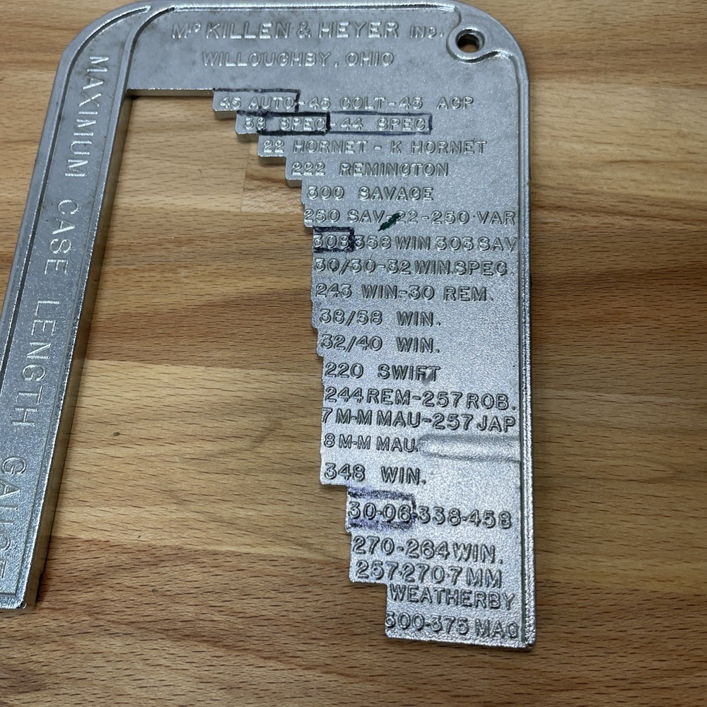 McKillen & Heyer Maximum Case Length Gauge