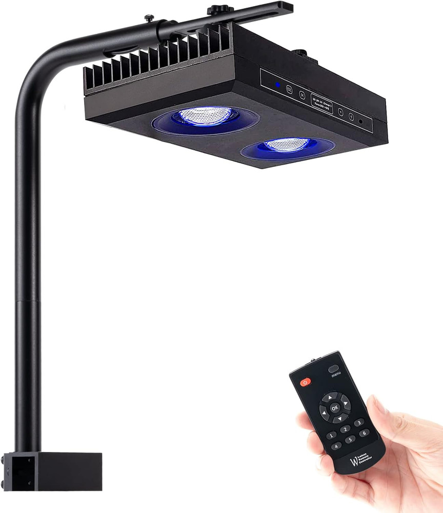 Aquarium Light - 95 Watt Sunrise Sunset Moonlight, Group Control Program Coral R