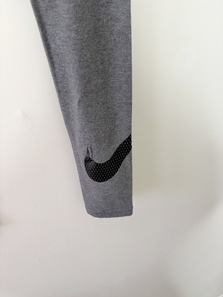 Nike Women’s Grey Printed Full Length Soft Leggings Size Medium