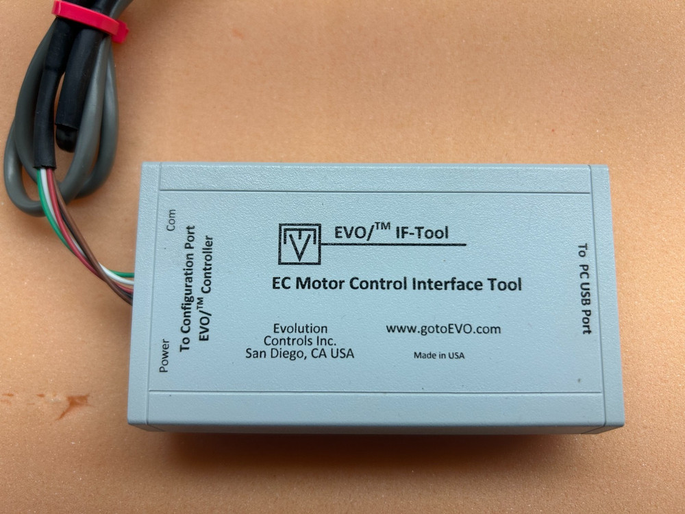 Evolution Controls EVO/IF-Tool EC Motor Control Interface Tool w/cable