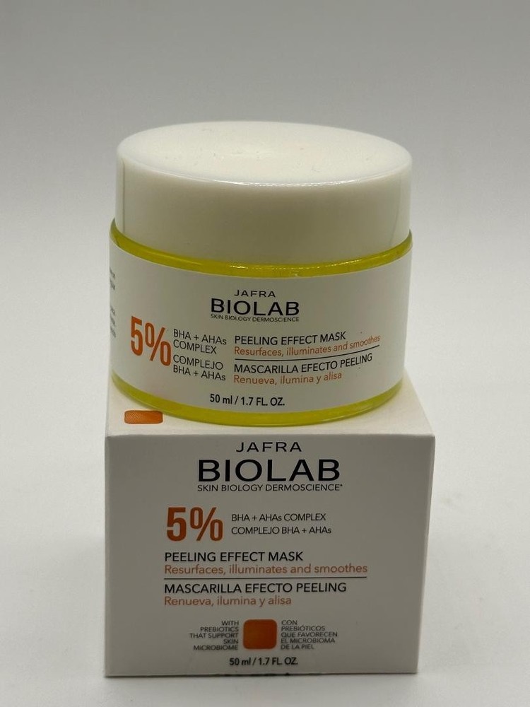JAFRA BioLab Peeling Effect Mask 5% Alpha & Beta Hydroxy Complex New in Box