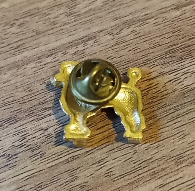 Vintage Gold-tone Poodle Pin