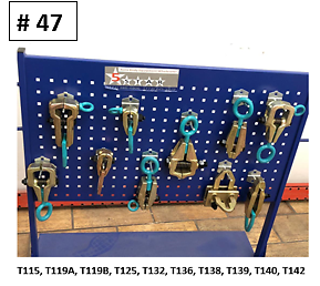 SET#47 AUTO BODY FRAME MACHINE TOOLS HEAVY 10 PIECE CLAMPS MEGA