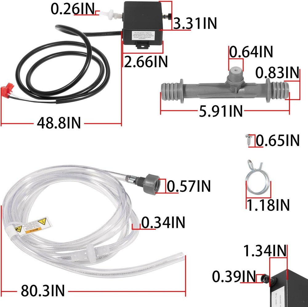 72602 Complete Ozonator Ozone Generator for Watkins Freshwater III Ozone System