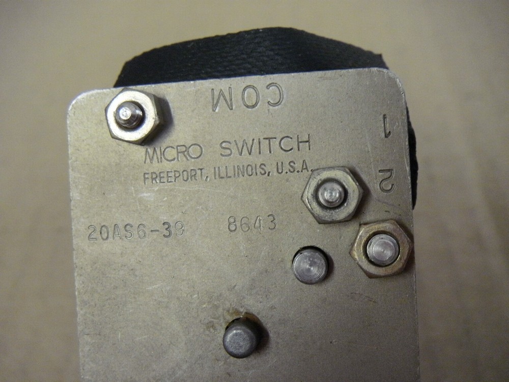 Micro Switch 20AS6-39 Rotary Cam Switch 21575