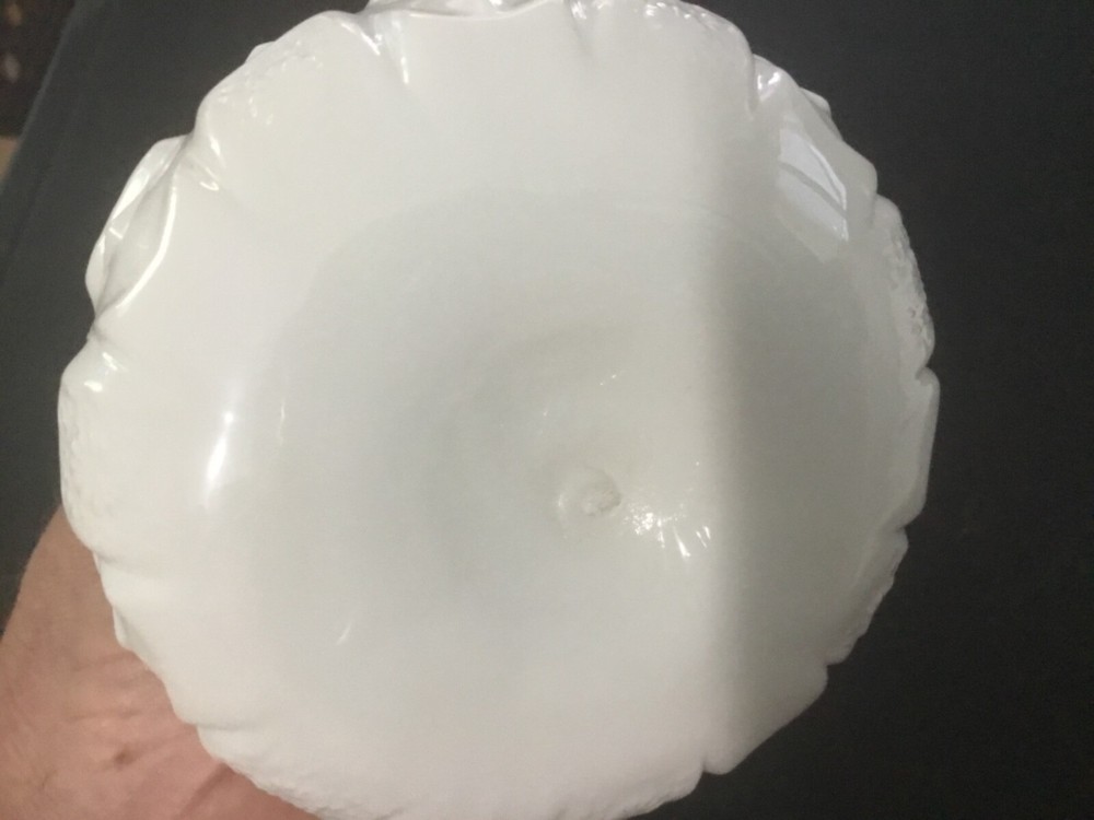 White Milk Glass Cruet