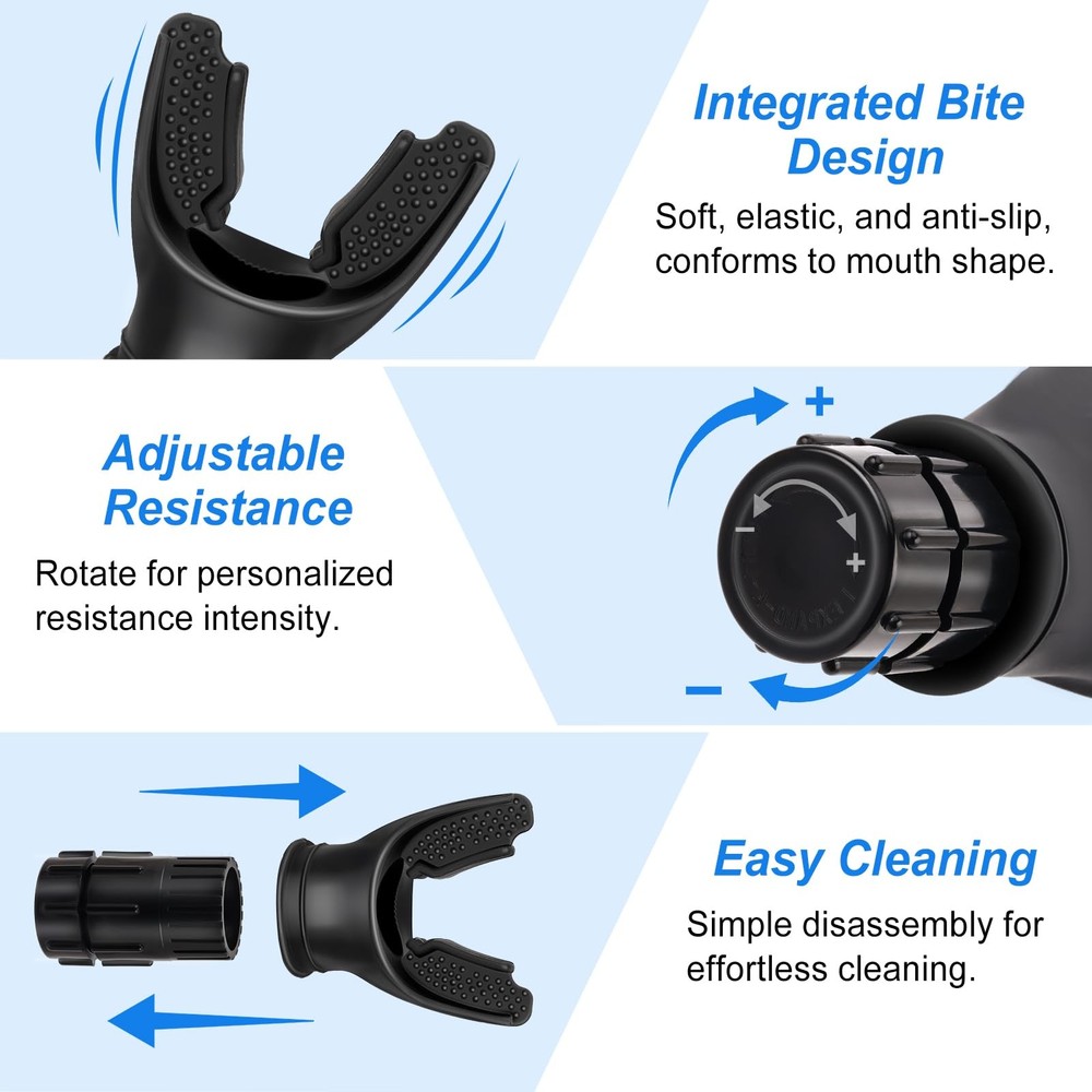 Adjustable Resistance Exercise Trainer 3PCS Set Portable Compact Muscle Workout