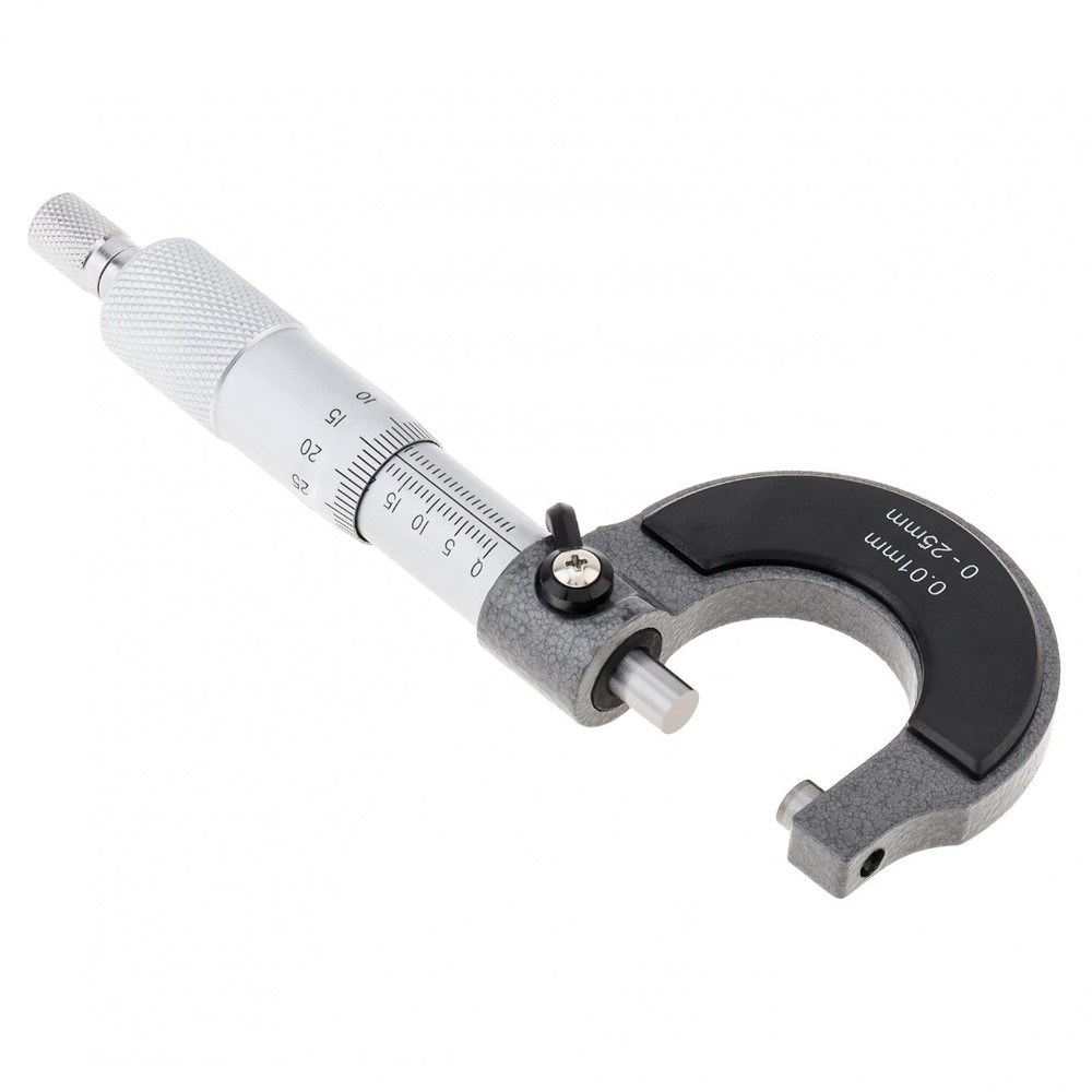 0-25MM MICROMETER OUTSIDE METRIC MICROMETER 0.01MM GRADUATIONS RDGTOOLS