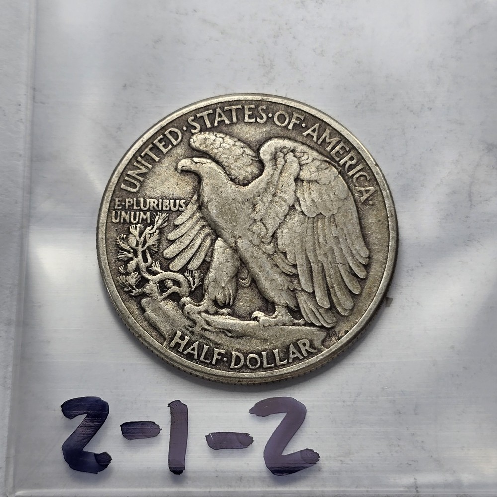 1941 Walking Liberty Half Dollar .900 Silver 2-1-2