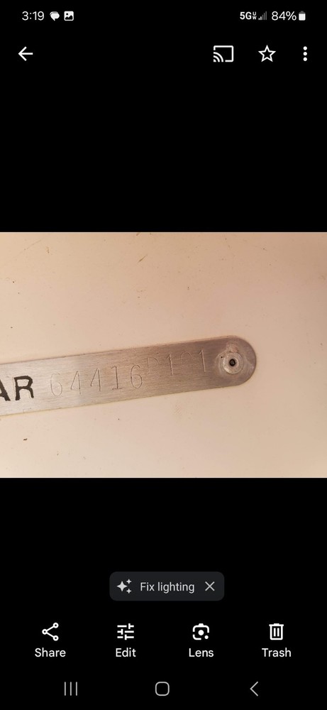 PASSENGER DASH GLOVE COMPARTMENT ASSEMBLY 01 LARSON 190 LXI
