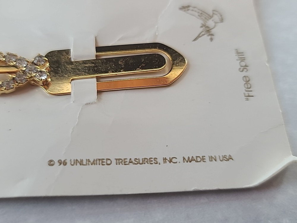 Austrian Crystal Book Marker 24k GP Book Marker