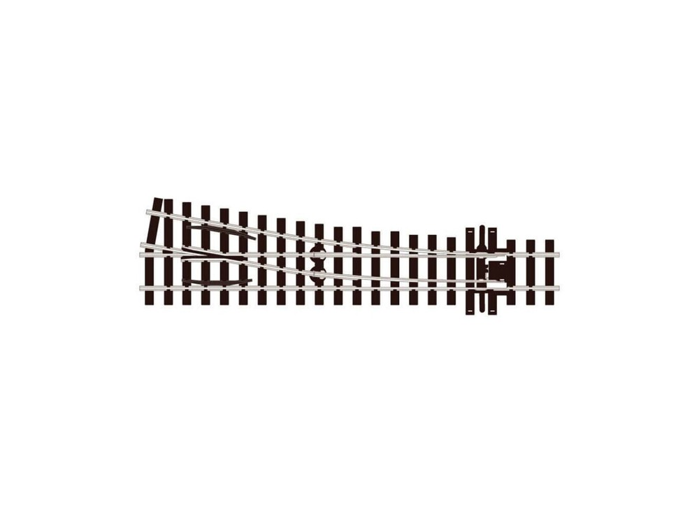 Peco SL-E1495 HO Scale Turnout, Medium Radius, Right Hand