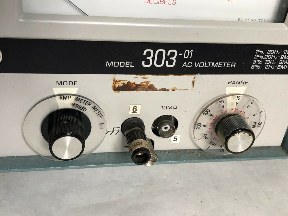 BALLANTINE 303-01,303 MODEL 303-01 AC VOLTMETER CONTROLLER,CD