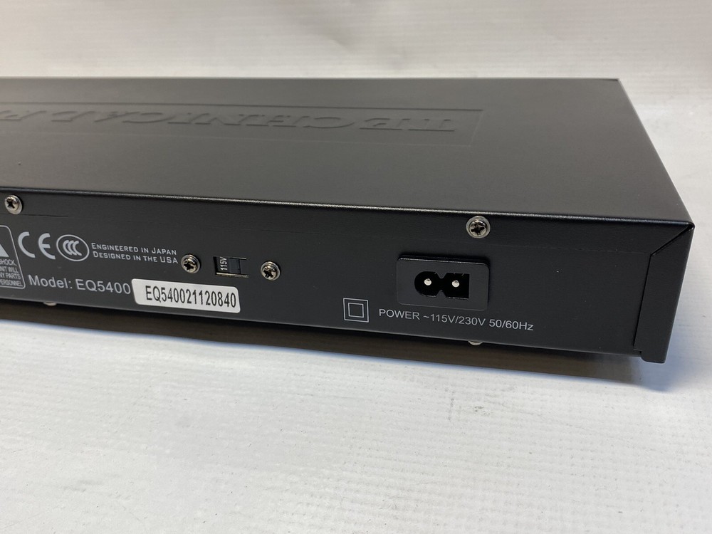 Technical Pro EQ5400 Dual 10-Band Equalizer