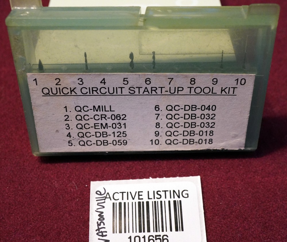 T-TECH 6-Drill Bits & Wrench Lot