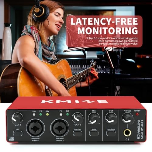 USB Audio Interface for Guitarists, Vocalists, Podcasters or playback studio