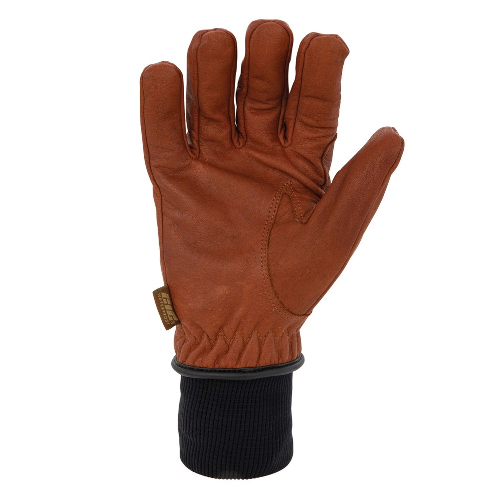 Fleece Lined Cut Resistant Buffalo Leather Driver Winter Work Glove, TKLDC3-08