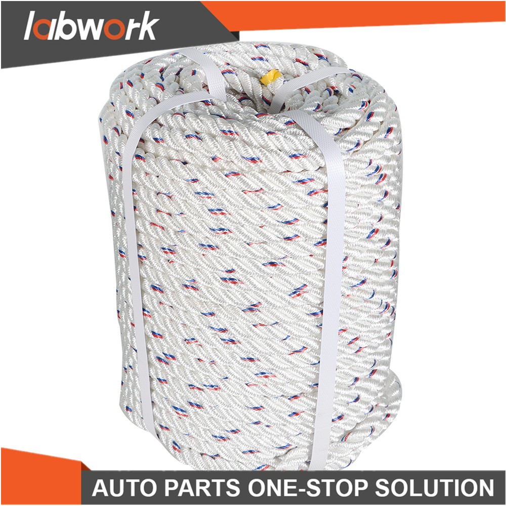 Labwork Double Braid Polyester Arborist Bull Rope Pulling Rigging Line 5/8"×150'