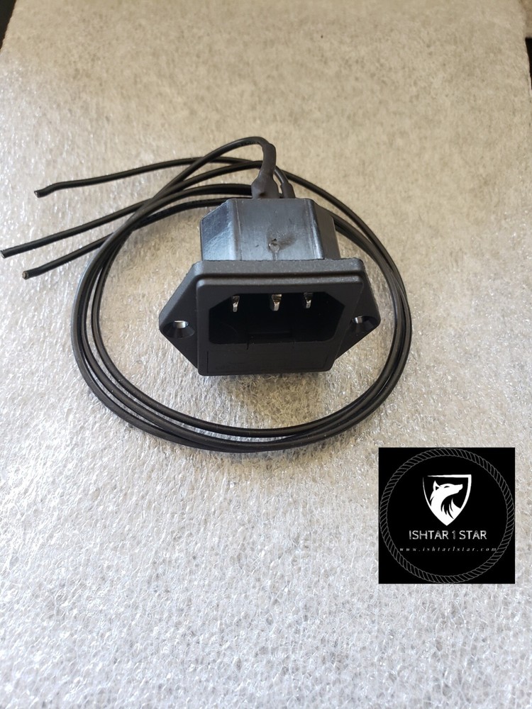 Panel mount power Inlet