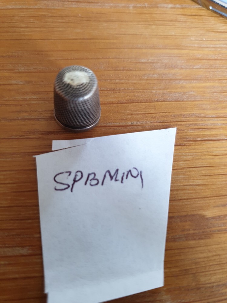 Antique Solid Sterling Miniatures Thimble