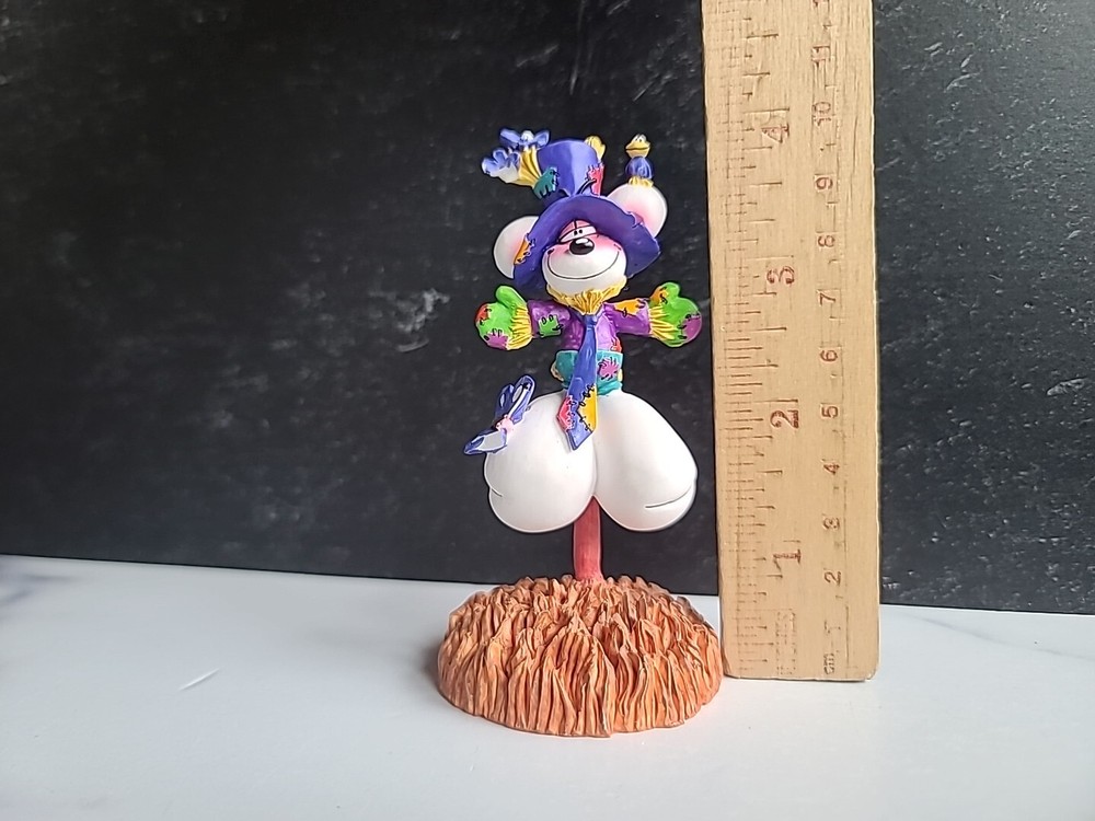 Vintage Scarecrow Mouse Figurine