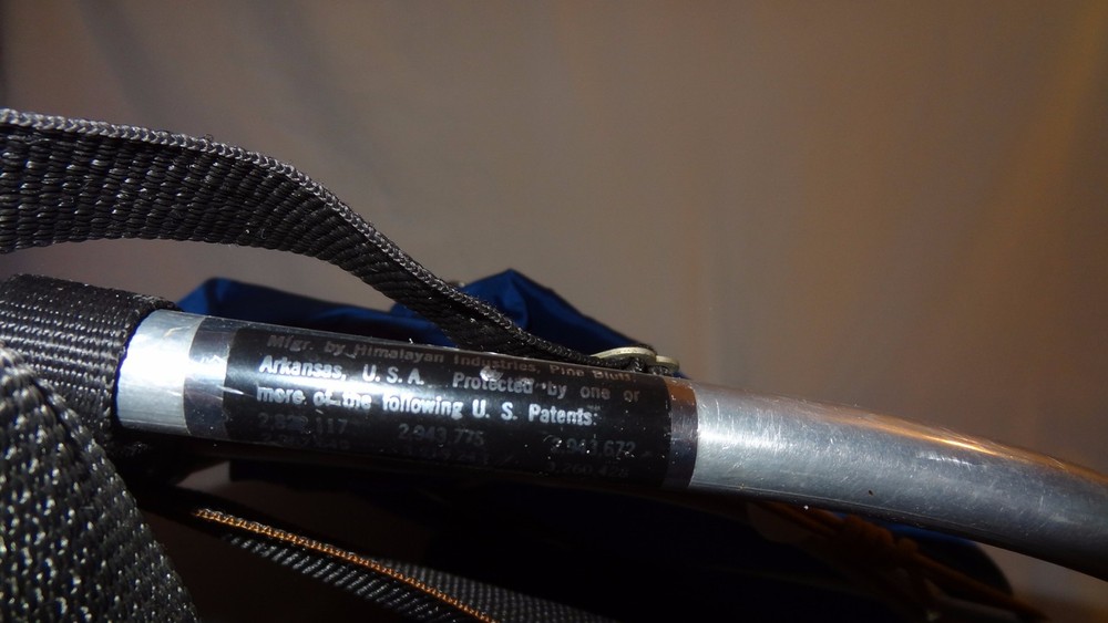 VNT External Frame Backpack Hiking Travel Pack Easy Rider Camping Blue