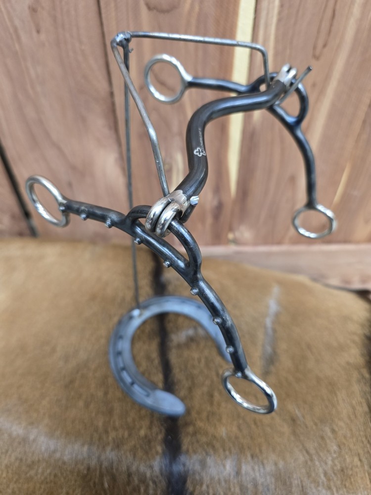 Black Steel Mullen Mouth Barrel Bit