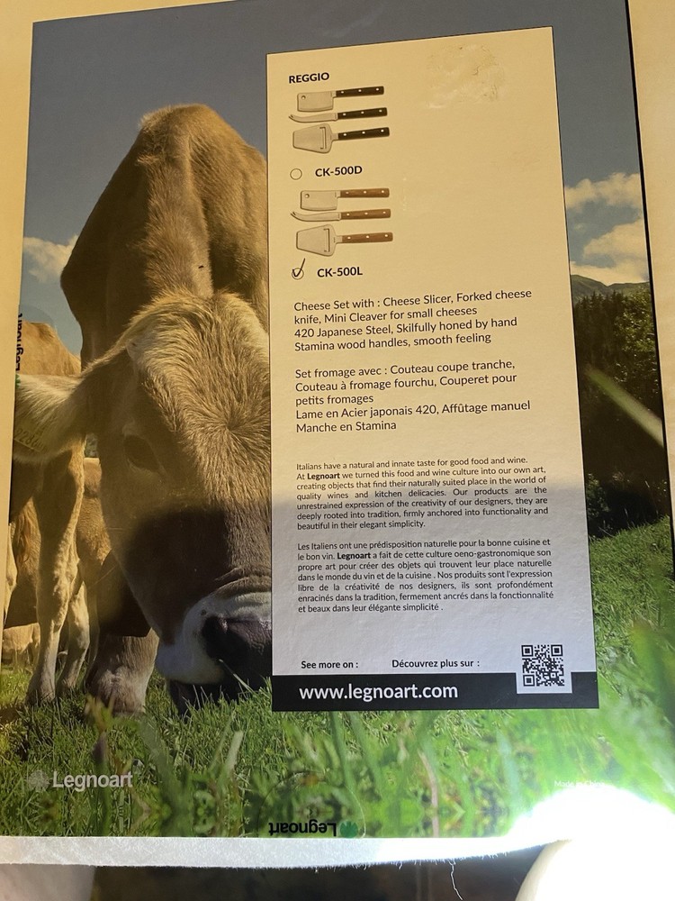 Reggio Cheese Cutting And Serving Set