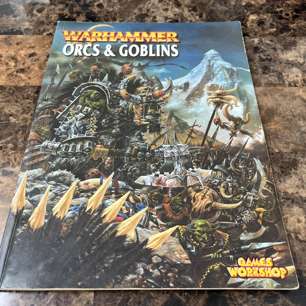 Warhammer Fantasy Orcs And Goblins Rulebook 2000 Good Condition