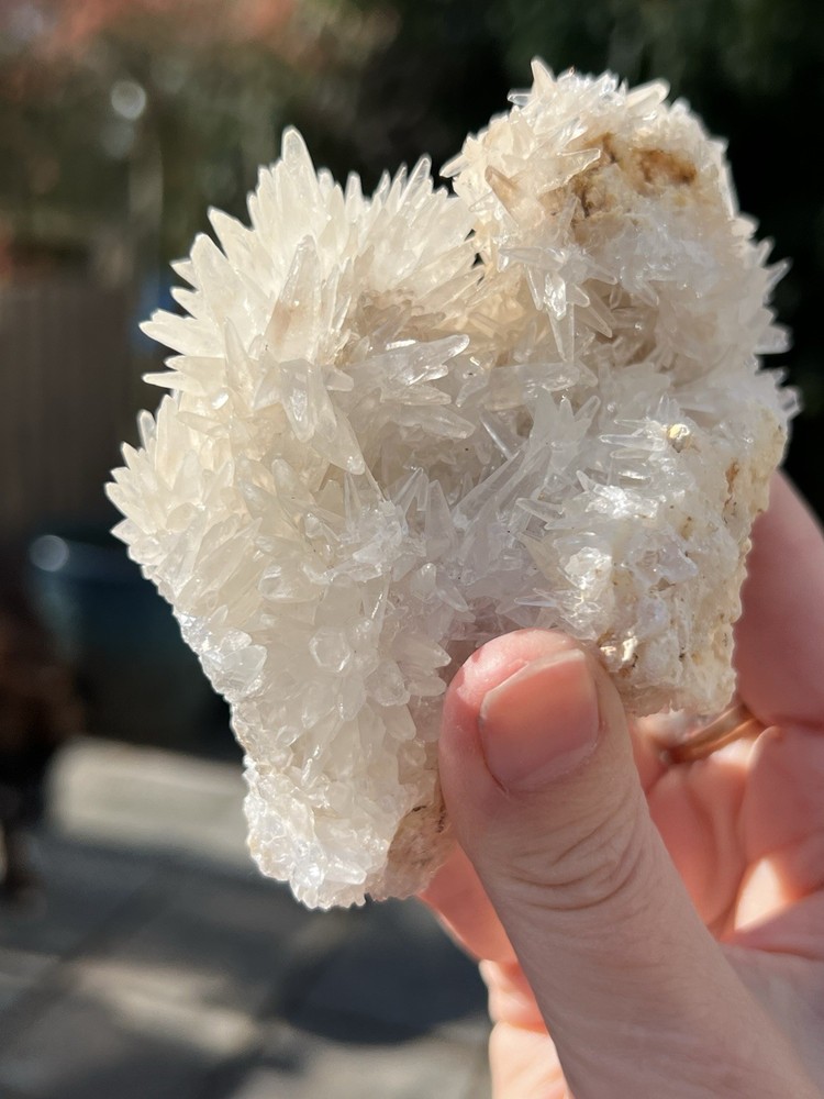 Calcite Spiky Cluster Patterns 292g 2