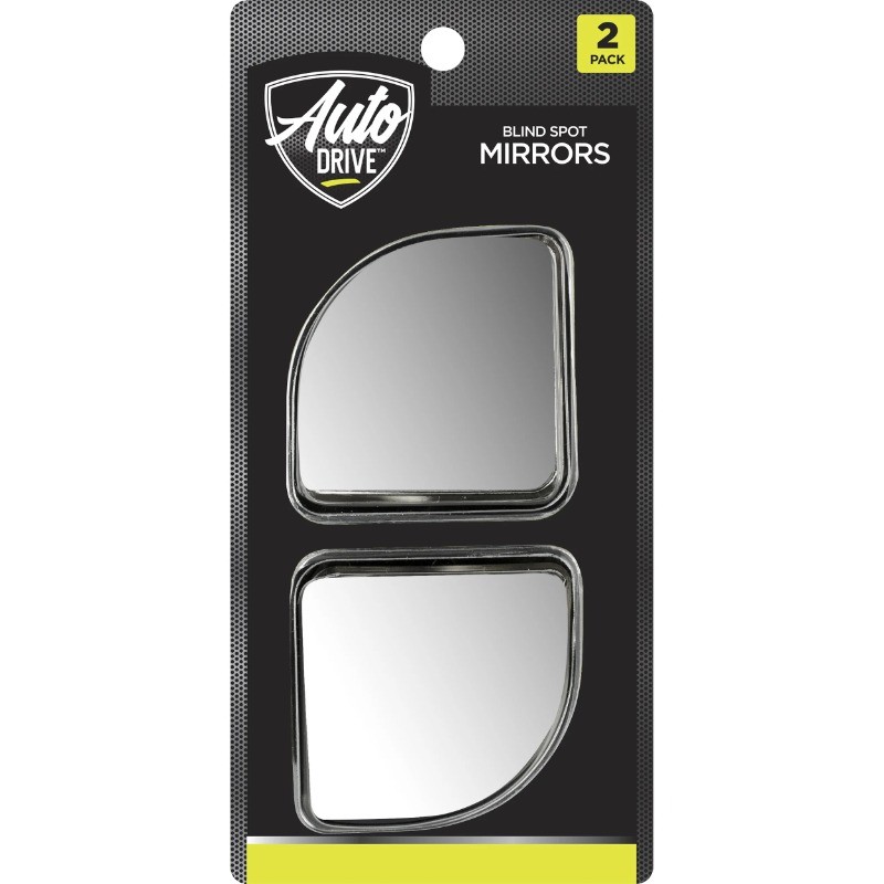 Auto Drive Quarter-Round Adjustable Blind Spot Mirror, 2-Pack – 0.11 lbs.
