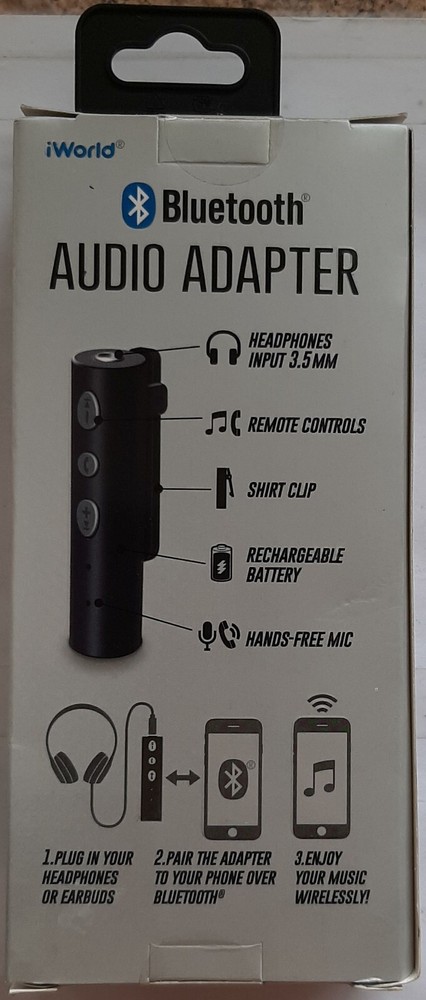 iWORLD BLUETOOTH AUDIO ADAPTER ... PRICE SLASHED TODAY !