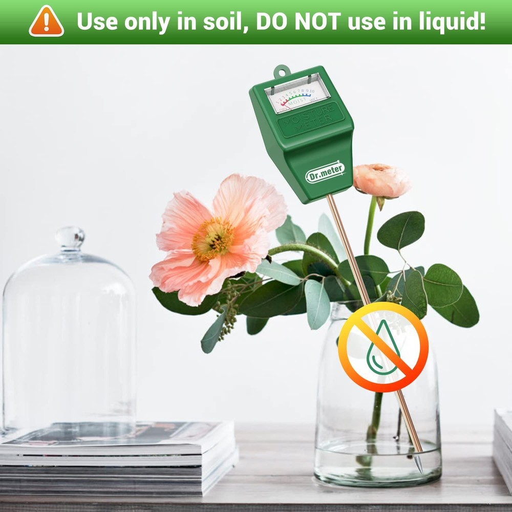 Soil Moisture Meter + Long Probe Soil Moisture Meter