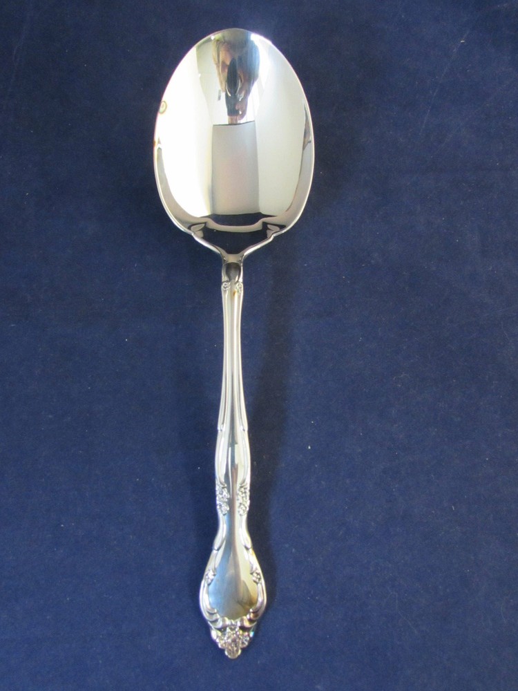 Oneida Silverplate Flatware -  AFFECTION 1960 -Casserole Spoon CUBE