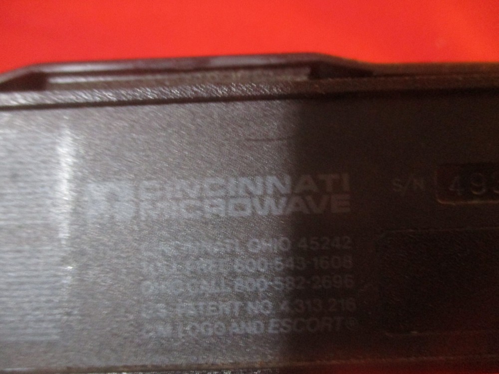 Escort Passport Cincinnati Microwave Radar Warning Receiver Detector Not Tested