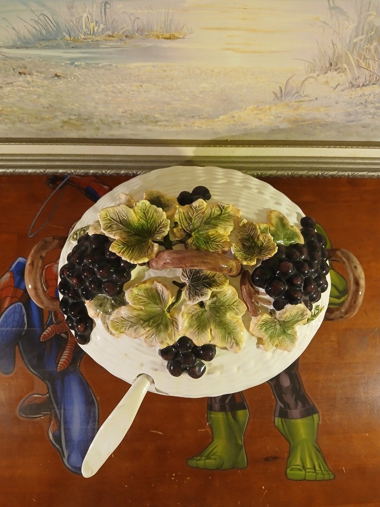 Kaldun & Bogle Thanksgiving Serving Dish w/ Original Laddle *No Chips Or Cracks*