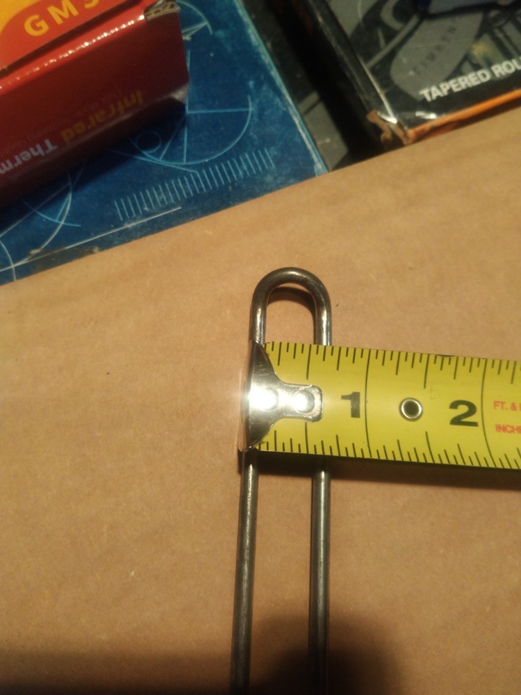45) Pegboard. 10" Galvanized Metal Wire Loop Hook: 0.148" Diameter. **Cheap**
