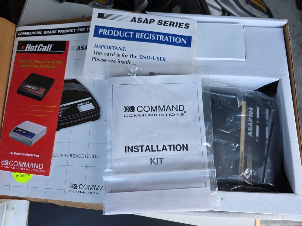 NIB Command Communications Asap104 4-Port Advanced Voice/Data Switcher