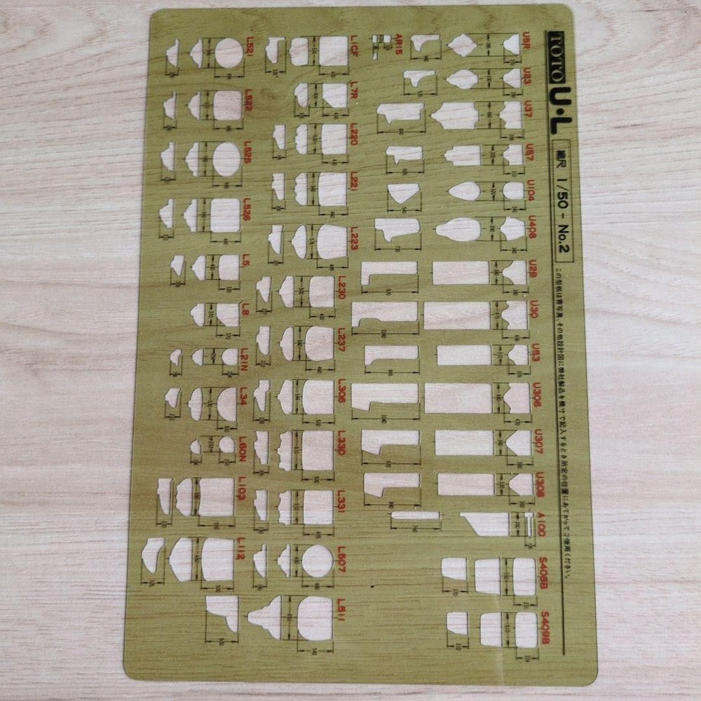 TOTO drafting template set 1/30 #5af29e