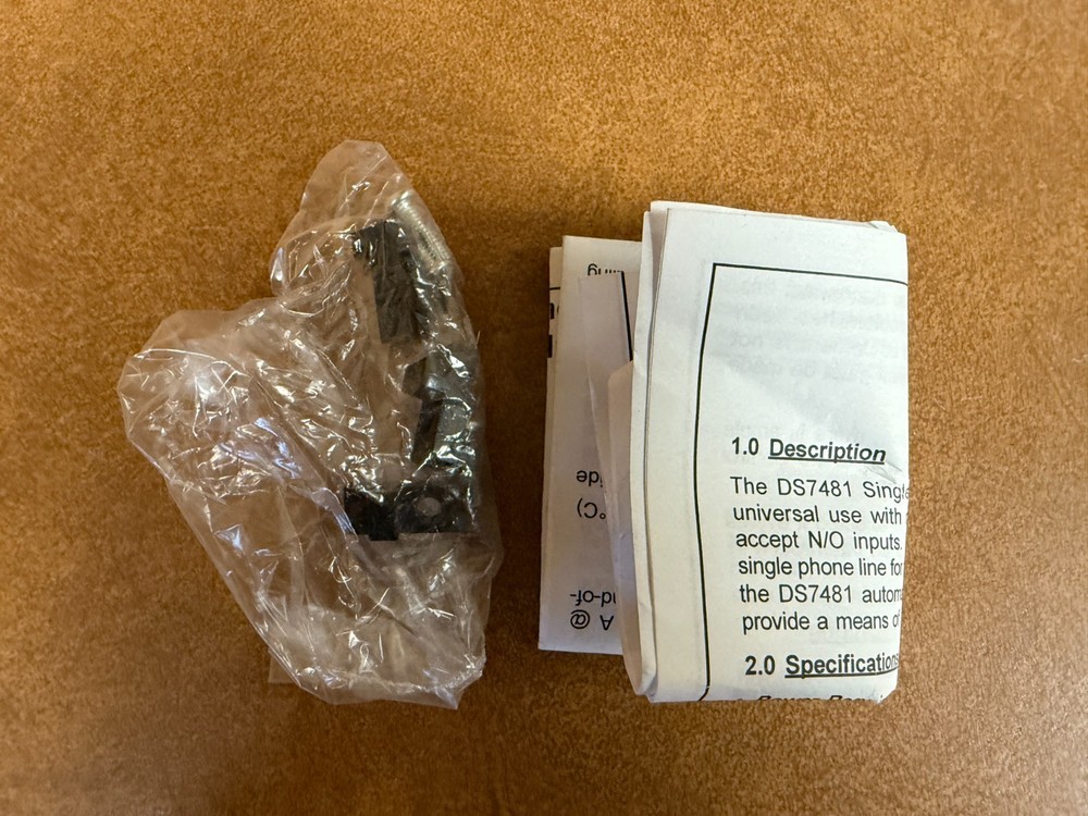 Detection Systems DS7481 Single Phone Line Monitor Module