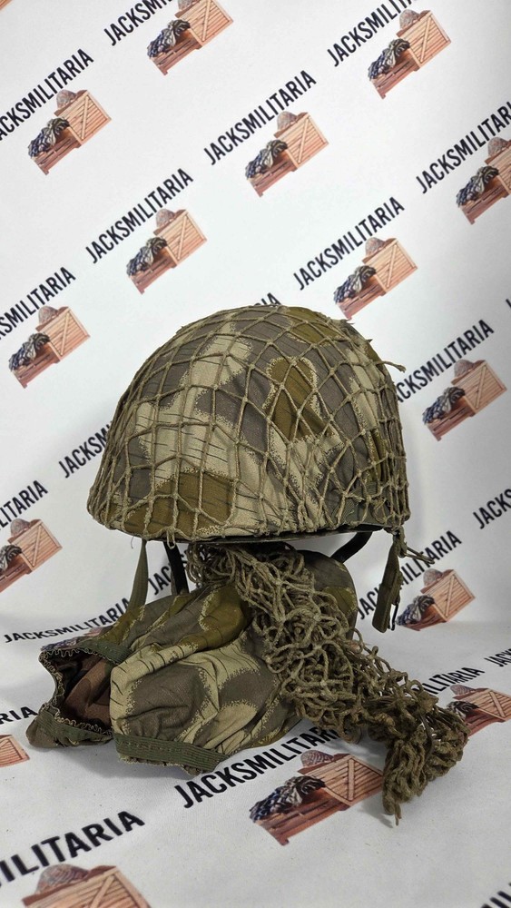 Austrian Pea-Dot & Splinter Reversible Helmet Cover & Net
