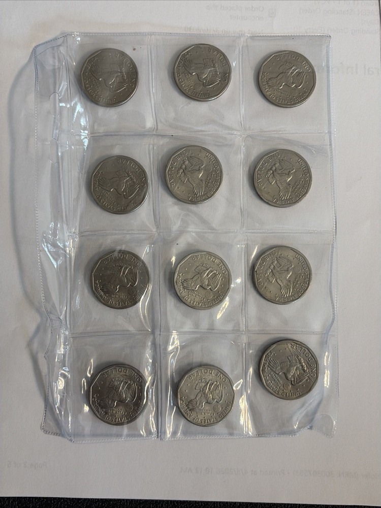 21 - Different Susan B Anthony Dollar Coins D&P. Mints